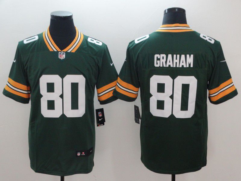 Men Green Bay Packers 80 Graham Green Nike Vapor Untouchable Limited Player NFL Jerseys